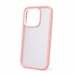 Pink Candy Color shockproof hybrid bumper case for iPhone 13 Pro on white background