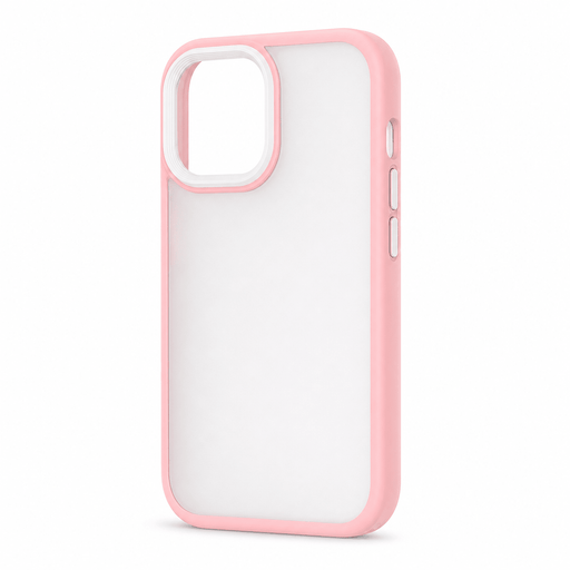 Candy Color pink case for iPhone 14 on a white background