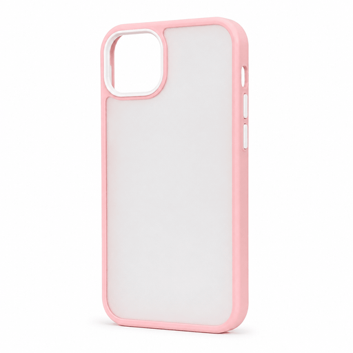 Candy Color pink case for iPhone 14 Plus on a white background