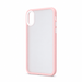 Candy Color pink case for iPhone X and iPhone XS on a white background