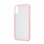 Candy Color pink case for iPhone X and iPhone XS on a white background
