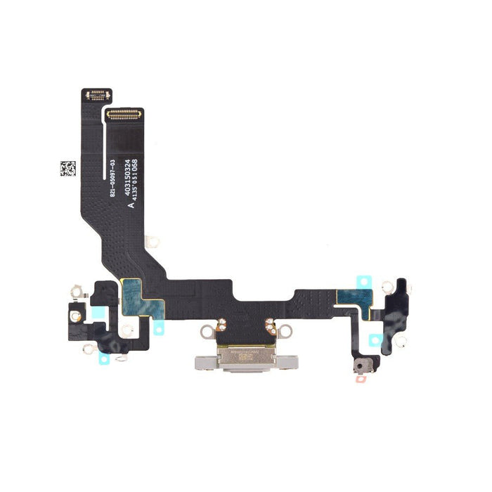 Charging Port Assembly iPhone 16E White PULL - A Grade Charging Port JPC MOBILE ACCESSORIES