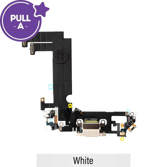 Charging Port for iPhone 12 mini (PULL - A) - White Charging Port JPC MOBILE ACCESSORIES