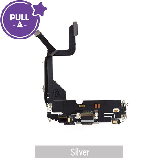 Charging Port for iPhone 13 Pro (PULL - A) - Silver Charging Port JPC MOBILE ACCESSORIES