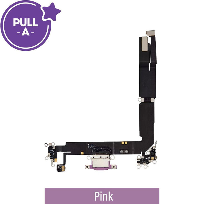 Charging Port for iPhone 16 Plus (PULL-A)- Pink Charging Port JPC MOBILE ACCESSORIES
