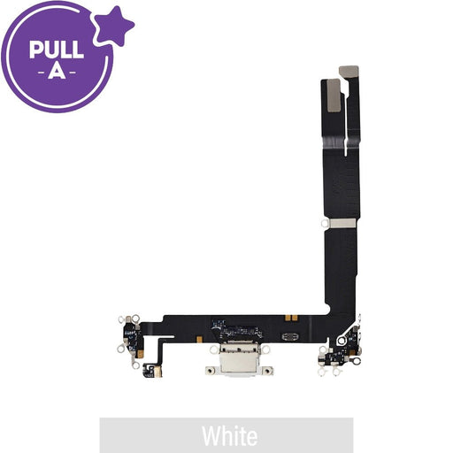 Charging Port for iPhone 16 Plus (PULL-A)-White Charging Port JPC MOBILE ACCESSORIES