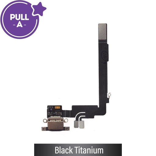 Charging Port for iPhone 16 Pro Max (PULL - A) - Black Titanium Charging Port JPC MOBILE ACCESSORIES
