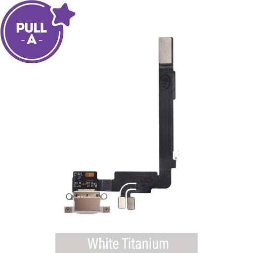 Charging Port for iPhone 16 Pro Max (PULL - A) - White Titanium Charging Port JPC MOBILE ACCESSORIES