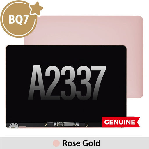 Complete LCD Display Assembly for MacBook Air 13" A2337 (BQ7) - Rose Gold (This is genuine glass and genuine flex) Screen Replacement JPC MOBILE ACCESSORIES