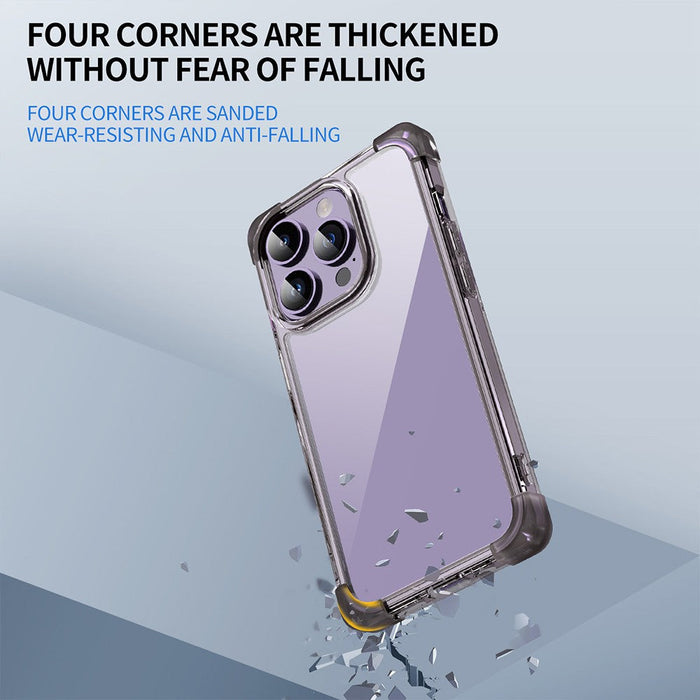 Anti-Shock Space Protective Clear Cover Case for iPhone 15 Pro
