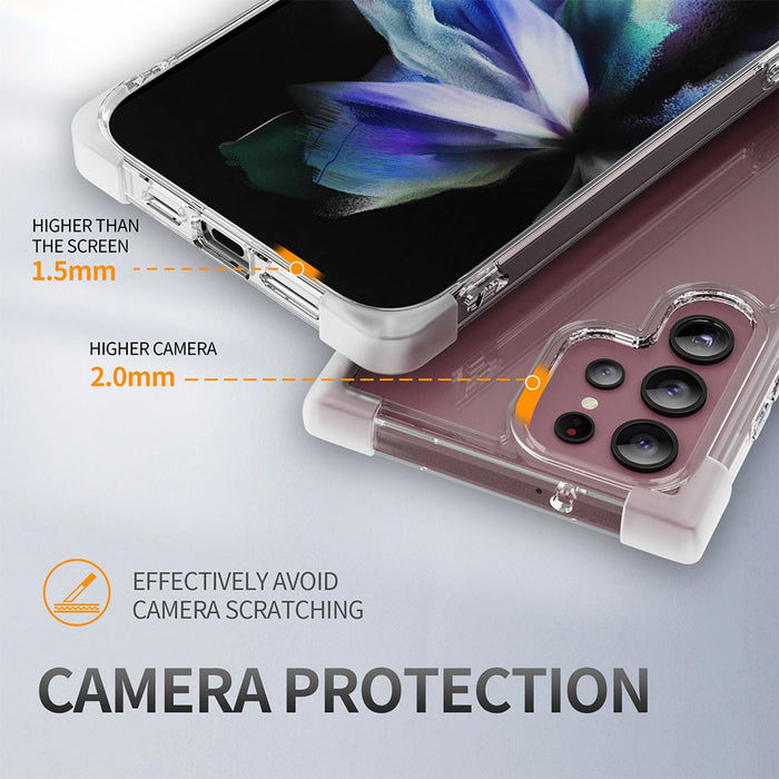 Anti-Shock Space Protective Clear Cover Case for Samsung Galaxy S22 Ultra