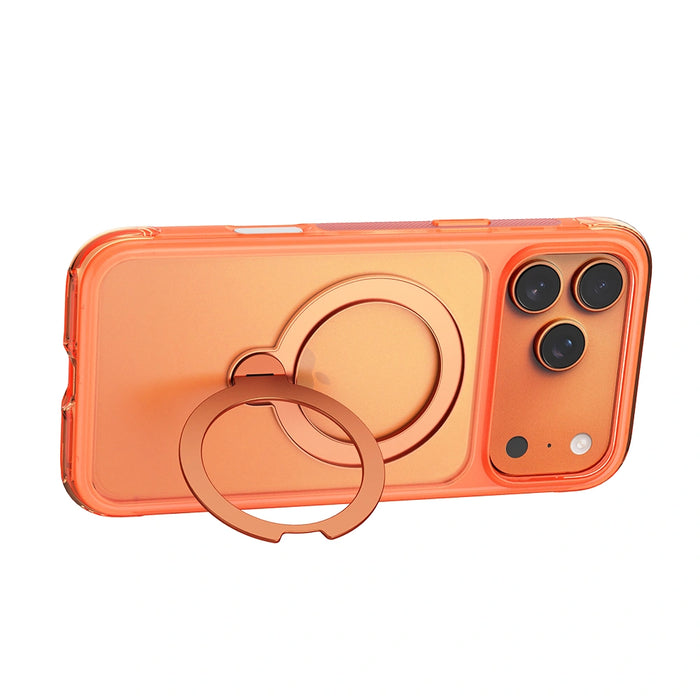 iPhone 18 Pro / 17 Pro REDEFYNE Air Bumper Drop Protection Shockproof Soft Touch Rotating Stand Case Cover