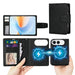 Detachable magnetic rear case and folio for iPhone Duo in black
