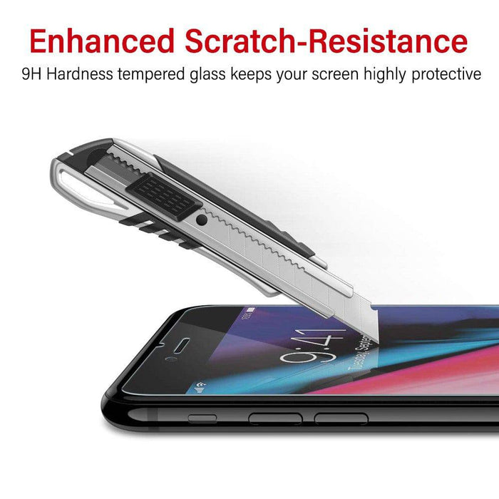 Diamond glass screen protector iPhone 6S 7 8 SE 2020 2022 oleophobic coating