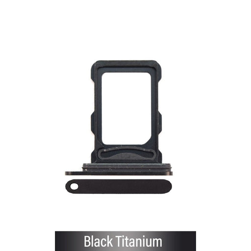 Dual SIM Card Tray for iPhone 16 Pro / 16 Pro Max - Black Titanium (Compatible with Single SIM Phones and Dual SIM Phones) Sim Card Tray JPC MOBILE ACCESSORIES