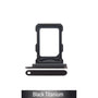 Dual SIM Card Tray for iPhone 16 Pro / 16 Pro Max - Black Titanium (Compatible with Single SIM Phones and Dual SIM Phones) Sim Card Tray JPC MOBILE ACCESSORIES