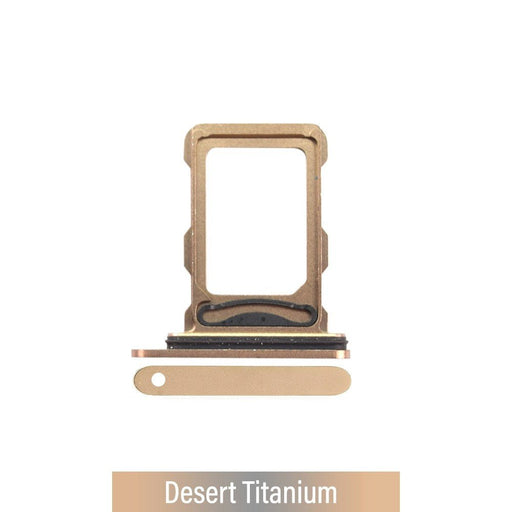 Dual SIM Card Tray for iPhone 16 Pro / 16 Pro Max - Desert Titanium (Compatible with Single SIM Phones and Dual SIM Phones) Sim Card Tray JPC MOBILE ACCESSORIES