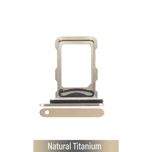 Dual SIM Card Tray for iPhone 16 Pro / 16 Pro Max - Natural Titanium (Compatible with Single SIM Phones and Dual SIM Phones) Sim Card Tray JPC MOBILE ACCESSORIES