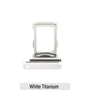 Dual SIM Card Tray for iPhone 16 Pro / 16 Pro Max - White Titanium (Compatible with Single SIM Phones and Dual SIM Phones) Sim Card Tray JPC MOBILE ACCESSORIES