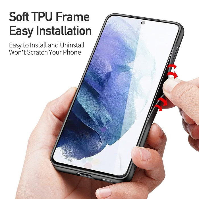 DUX DUCIS Fino Series Premium Case Samsung Galaxy S21 REACH Certified TPU Anti - Shock 3 Colors - JPC MOBILE ACCESSORIES