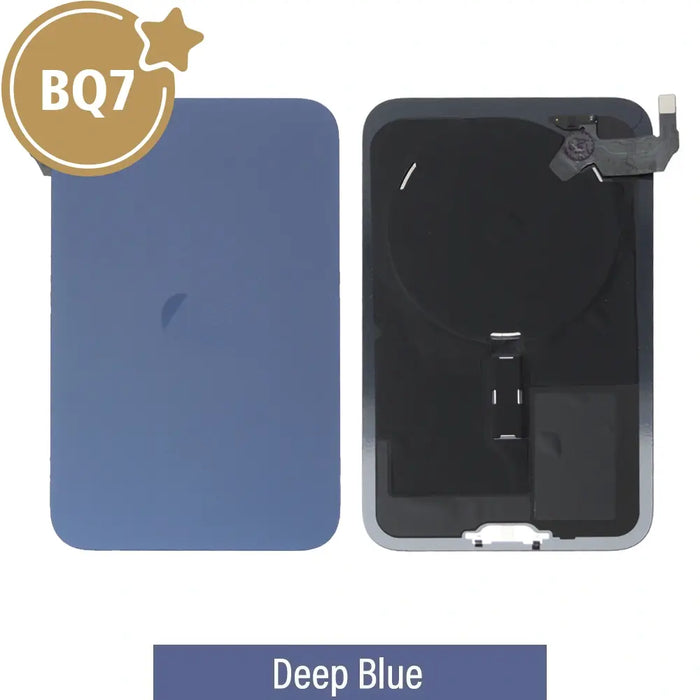 Rear Cover Glass With Wireless NFC Charging Flex Cable for iPhone 17 Pro Max -Deep Blue (BQ7)