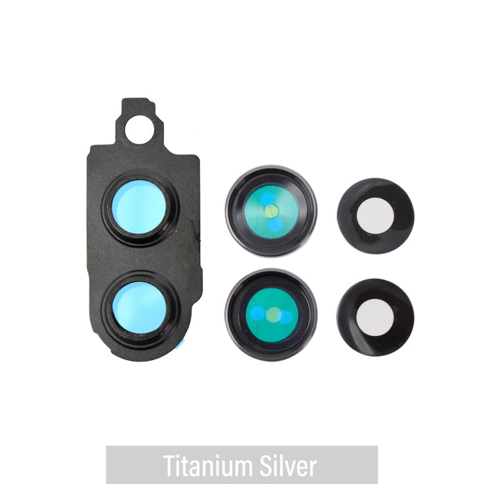 Rear Camera Glass With Frame for Samsung Galaxy Z Flip7 5G F766B-Titanium Silver