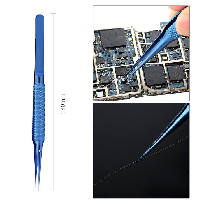 Titanium Alloy Straight Tweezer – Precision Anti-Magnetic | JPC
