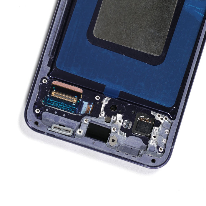 Samsung Galaxy S24 Ultra SM-S928B Conjunto de Marco de Pantalla OLED Original Gris Titanio 2600 Nits