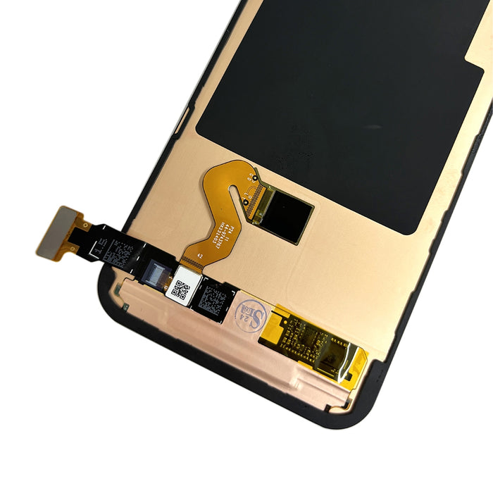 FULL ORIGINAL OLED Screen Digitizer with Bezel Frame and Fingerprint Sensor for Google Pixel 9 Pro XL-Black