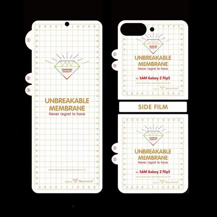 Full Coverage Soft Film Screen Protector Film (Not Tempered Glass) for Samsung Galaxy Z Flip5 - JPC MOBILE ACCESSORIES