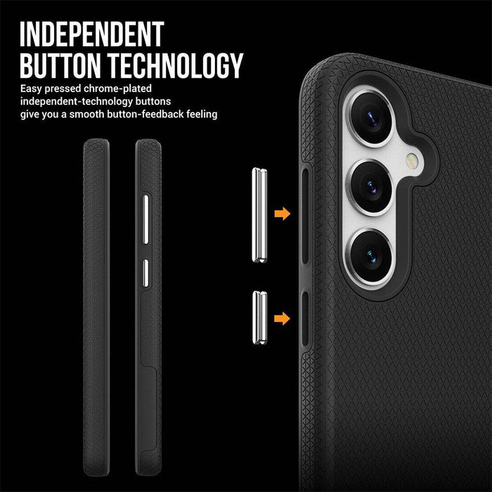 Galaxy S23 FE Rhinos case wireless charging demonstration Qi compatible no removal needed