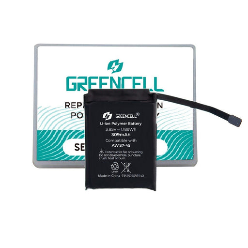 Greencell Apple Watch Series 7 45MM Battery 309mAh with Adhesive Strips Battery JPC MOBILE ACCESSORIES