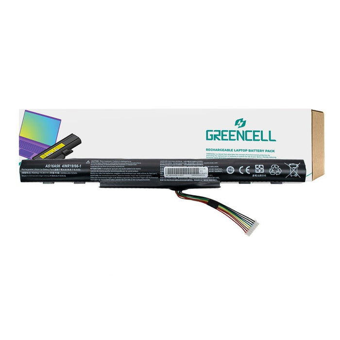 Greencell battery AS16A5K Acer Aspire E15 E5-553 E5-575 F15 F5-573 14.6V 2200mAh lithium ion