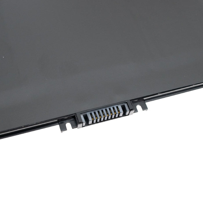 Professional HP TF03XL battery installation process showing laptop disassembly tools and activation procedure