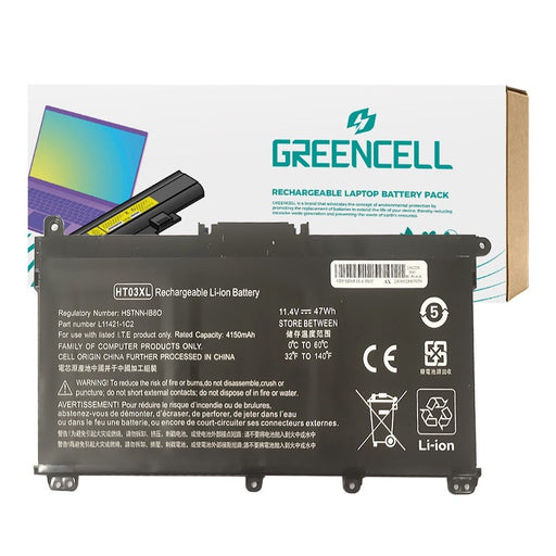 GreenCell HT03XL Battery HP Pavilion 14 15 240 250 G7 G8 11.4V 4150mAh 12 - Month Warranty Battery JPC MOBILE ACCESSORIES