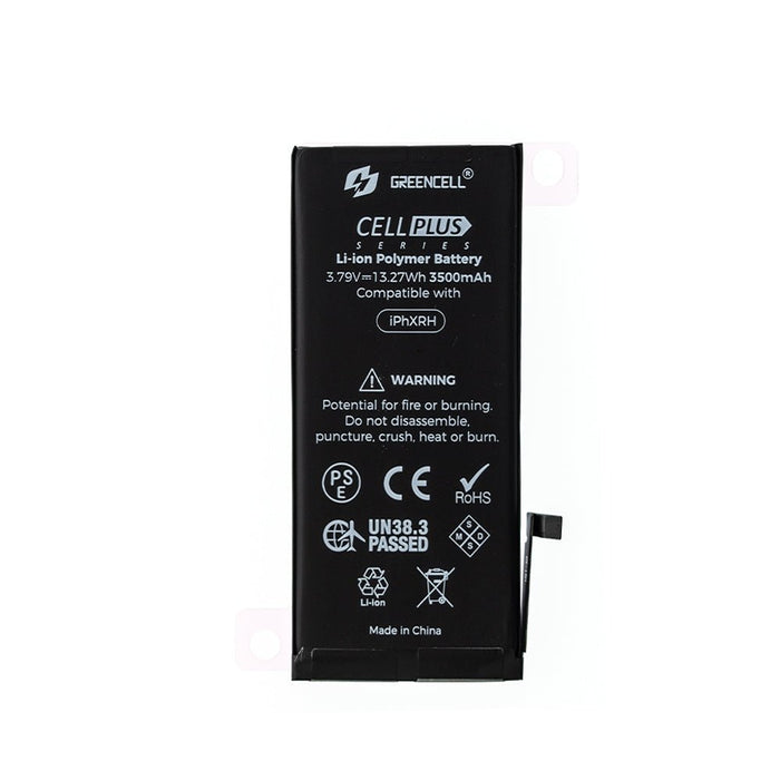 Greencell iPhone XR Replacement Battery with Adhesive Strips High Capacity 3550mAh (Original Chip Best Quality In The Market) Battery JPC MOBILE ACCESSORIES