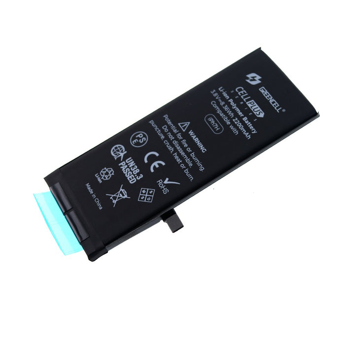 Greencell (High Capacity 2200mAh) iPhone 7 Replacement Battery with Adhesive Strips