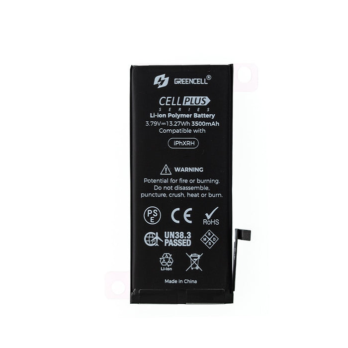 Greencell iPhone XR Replacement Battery with Adhesive Strips High Capacity 3500mAh (Original Chip Best Quality In The Market)