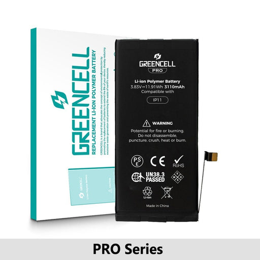 Greencell PRO iPhone 11 Battery 3110mAh TI Chip Original Cell Battery JPC MOBILE ACCESSORIES