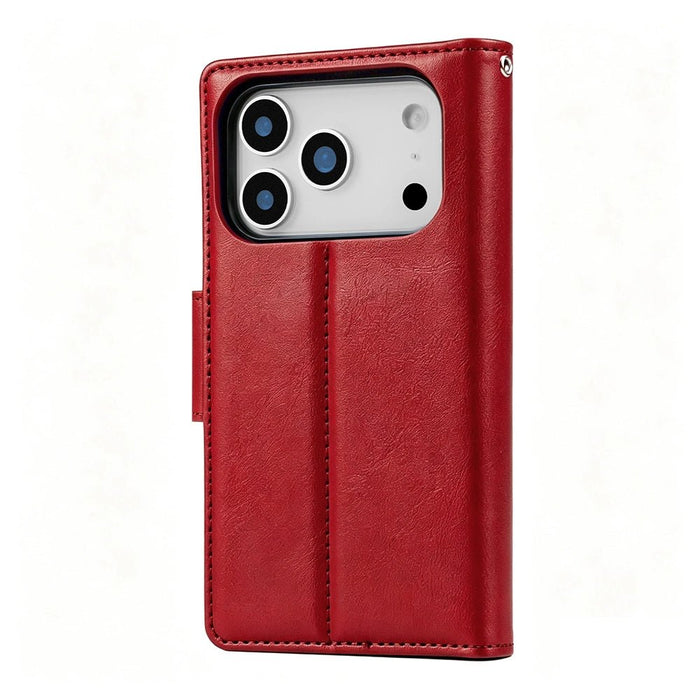 Hanman 2 in 1 Detachable Magnetic Flip Leather Wallet Case for iPhone 17 Pro Max / 18 Pro Max Wallet Case JPC MOBILE ACCESSORIES