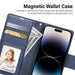 Hanman 2 in 1 Detachable Magnetic Flip Leather Wallet Cover Case for iPhone 14 Pro Wallet Case JPC MOBILE ACCESSORIES