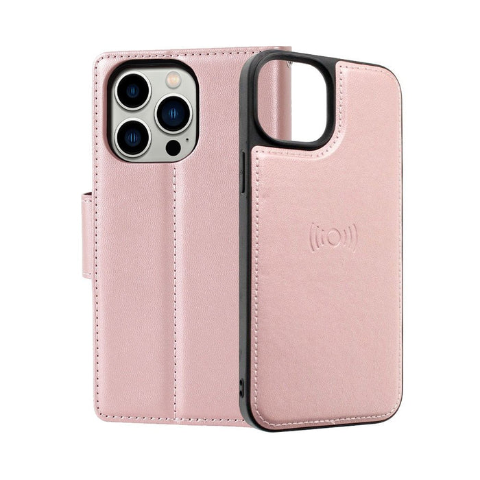 Hanman iPhone 16 Plus wallet case material and finish details