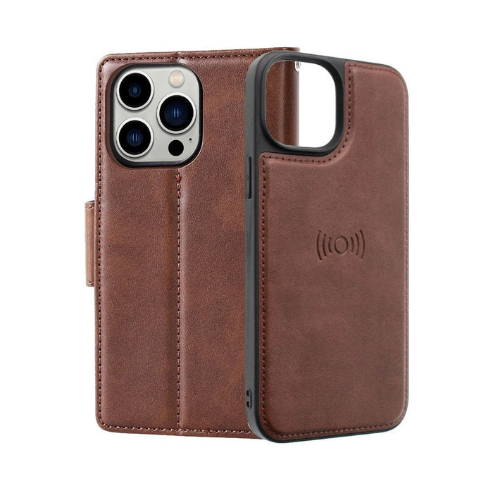 Magnetic closure on Hanman iPhone 16 Plus wallet case