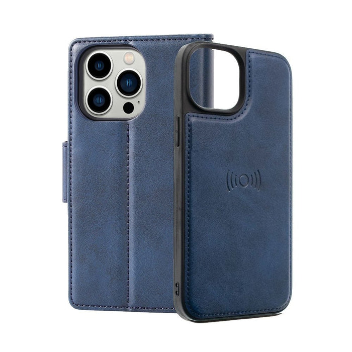 Black Hanman detachable wallet case for iPhone 16 Plus