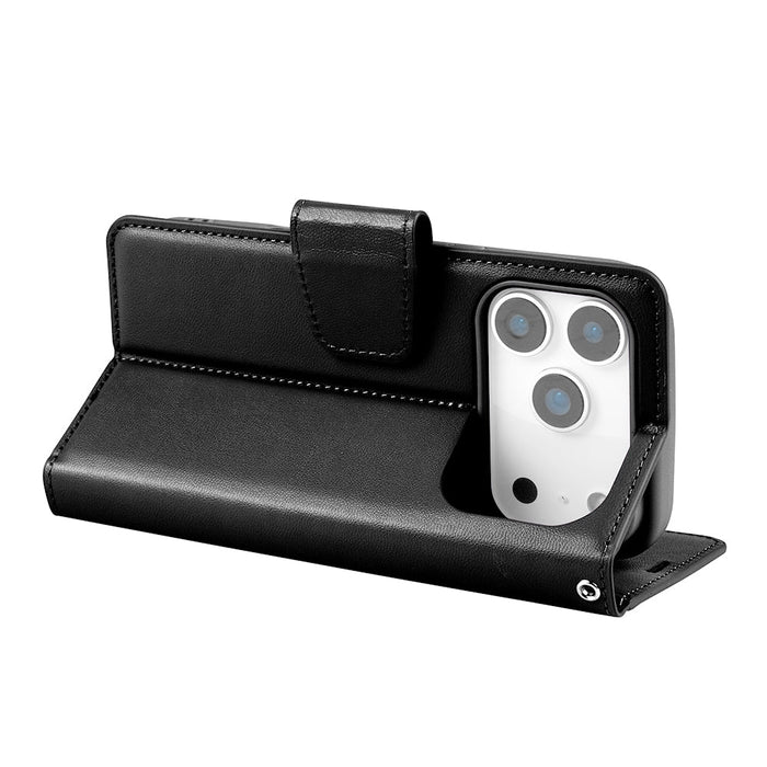Hanman PU Flip Leather Wallet Case for iPhone 17 Pro Max / 18 Pro Max Wallet Case JPC MOBILE ACCESSORIES