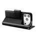 Hanman PU Flip Leather Wallet Case for iPhone 17 Pro Max / 18 Pro Max Wallet Case JPC MOBILE ACCESSORIES