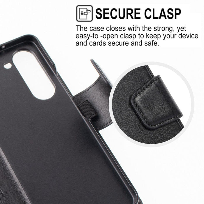 Hanman Z Fold 7 case showing precise cutouts for cameras, ports, speakers and buttons with full device access