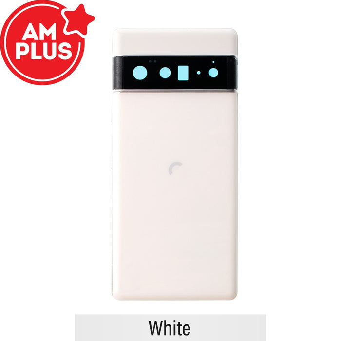 AMPLUS Rear Housing for Google Pixel 6 Pro-White