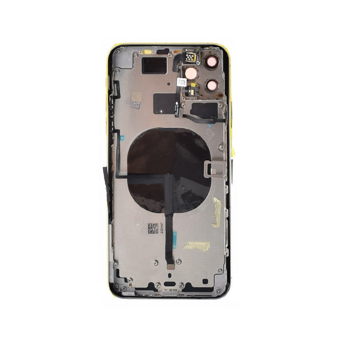 Rear Housing with Small Parts for iPhone 11 Pro Max (PULL-A) - Matte Silver