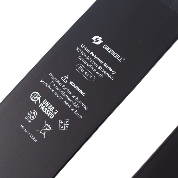 Greencell IPad Air3 Replacement Battery 8134mAH with Adhesive Strips